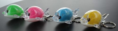 BRELOK DELFIN KOLOR*12 SWIECACY  OP/1200