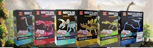 Skamielina Fluor Dinozaur Szkielet Stegozaur 3D