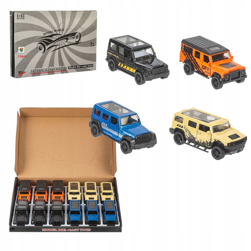 Auto Terenowe Jeep Otwierane Drzwi Kilka Kolorów Pull Back System