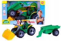 Traktor Ciągnik Spychacz Przyczepa Lena Maxi 110Cm