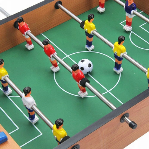 Drewniana Gra Piłkarzyki Stół Piłkarski Piłka Nożna Z Rączkami Rodzinna