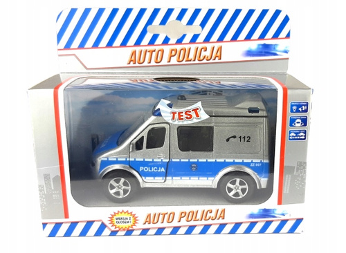 Samochód Pojazd Autko Dla Dzieci Van Policja Policyjny