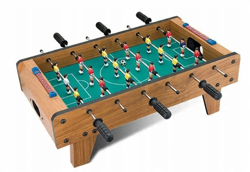 Drewniana Gra Piłkarzyki Stół Piłkarski Piłka Nożna Z Rączkami Rodzinna