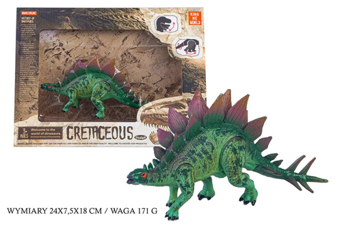 DINOZAUR CRETACEOUS RUCHOME NOGI KARTON TRÓJKĄTNY DUŻY PAK 96/48
Wymiary 24x7,5x18 cm / Waga 171 g