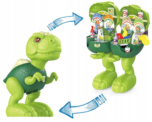Dinozaur Sklep Figurka Dinozaura Otwierana Market Zabawa W Supermarket