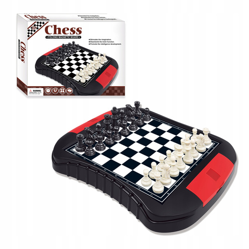 Gra Rodzinna Szachy W Pudełku Plansza W Pojemniku Gra Zręcznościowa