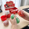 Gniotek Jelonek Świąteczny Żelowy Konfetti Sensoryczny Antystresowy Squishy