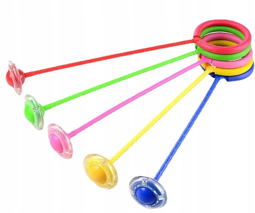 HULA HOP NA NOGĘ SKAKANKA NOŻNA ŚWIECĄCE KÓŁKO FITNESS GIMNASTYKA