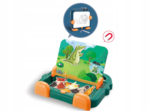 Magnetyczna Tablica Układanka 41 Elementów Biała Tablica Na Odwrocie