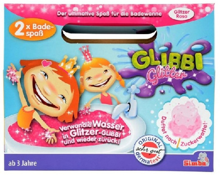 GLIBBI GLITTER WALIZKA DO KĄPIELI*4 BOX