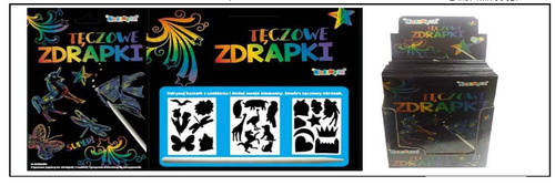 ZDRAPYWANKA- NOTESIK DLA DZIECI *24 BOX 288
Wymiary 13x0,2x21 cm
Display 14x11x21 cm
Waga displaya 0,795 kg, szt 0,029 kg