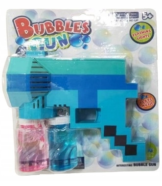 Aparat Pistolet Do Baniek Pixel Wytwarzający Bańki Zabawka Dla Dzieci