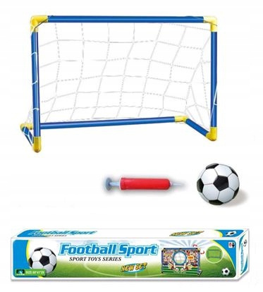 Piłka Z Bramkami Zestaw Do Gry W Ogrodzie Zabawa Sportowa Bramka 60x40x30Cm