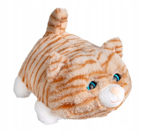 Maskotka Kot Mrugający Oczami Machający Ogonem Miły W Dotyku