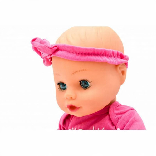 Lalka Interaktywna Bobas 43 Cm + Akcesoria Efekty Dźwiękowe Dla Dzieci