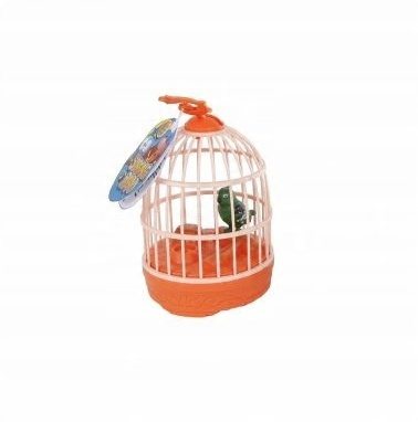 Ptaszek Gwiżdżący W Klatce 15Cm 4-Rodzaje Na Baterie Wydający Dźwięki