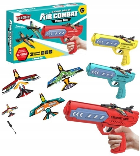 Wyrzutnia Samolotów Pistolet Zestaw 5 Samolotów Norimpex