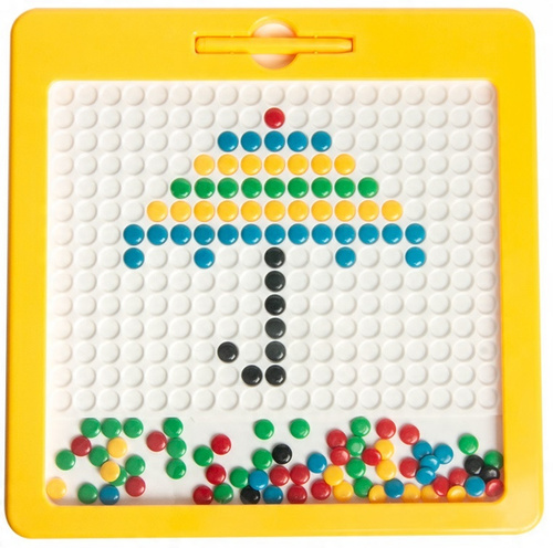 Tablica Mozaika Magnetyczna Guziczki Magpad Montessori Aż 31/31Cm