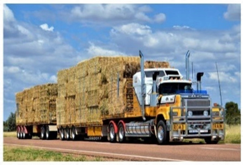 Malowanie Po Numerach Ciężarówka Z Sianem 50X40 Cm Rama Kreatywne