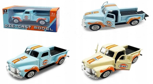 Auto Metalowe Wytrzymałe Retro Model Pick Up Resorak Model Auta 1:36