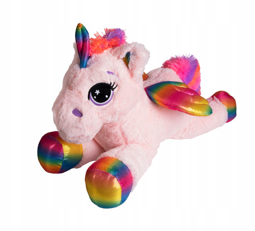 PLUSZOWY JEDNOROŻEC MASKOTKA UROCZY PLUSZAK DLA DZIECI 75 CM