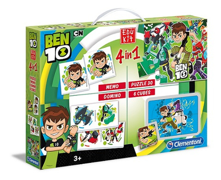 PUZZLE 4 W 1 BEN 10 (+3) KARTON
