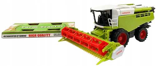 Kombajn Zielony Do Zboża Harvester Zabawa W Rolnika Dla Dzieci
