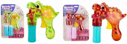 Aparat Pistolet Do Baniek Dinozaur Duży Wytwarzajacy Bańki 16 Cm