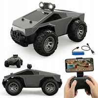 Auto Zdalnie Sterowane Z Kamerą Czarne Truck Off Road Aplikacja Na Telefon