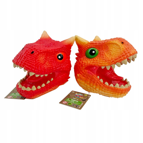 Gumowa Pacynka Na Rękę Dinozaur Wydający Dźwięki Zabawka Dla Dzieci T Rex