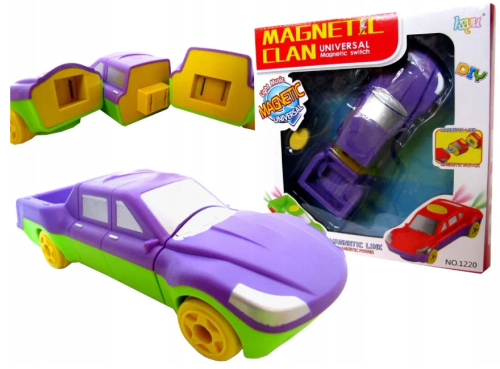 MAGNETYCZNE AUTA- PUZZLE, URUCHAMIANE PRZEZ MAGNES