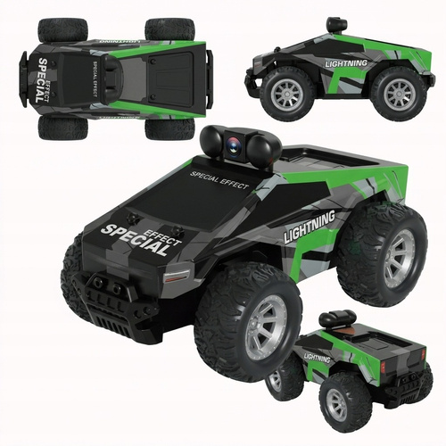 Auto Zdalnie Sterowane Z Kamerą Zielone Truck Off Road Aplikacja Na Telefon