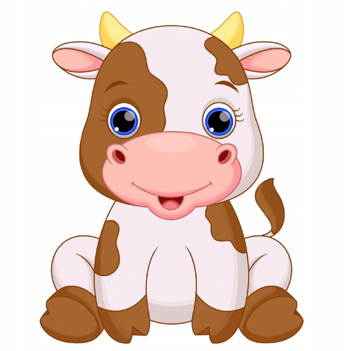 Malowanie Po Numerach Dla Dzieci Brązowa Krówka 18x24 Cm Dla Dzieci