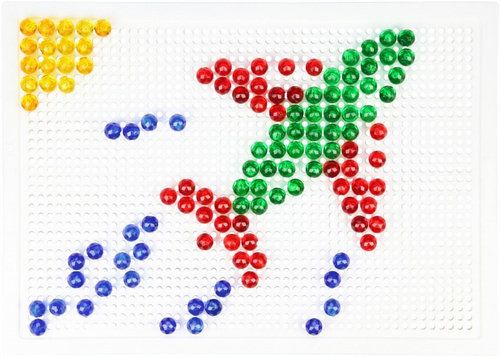 Lena Zestaw Mozaika Transparentna 260El Ukłądanka