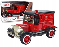 Auto Vintage Retro Austin 1927 Straż Pożarna Napęd Pull-Back Efekty Dźw/Świ
