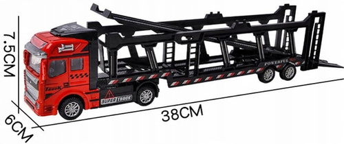 Metalowa Ciężarówka Z Naczepą Norimpex Wytrzymała Zabawka - 3 Wzory