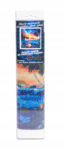 Diamentowa Mozaika Święta Rodzina W Kwiatach 30x40 Cm Kreatywne Diamenty