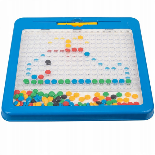 Magnetyczna Tablica Mozaika Układanka Montessori Dla Dzieci - 10 Szablonów