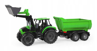 Lena Traktor Auto Dla Dzieci Traktor Z Przyczepką 76 Cm Zielona Zabawka