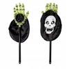 Ręka Szkielet Halloween Świecąca w Ciemności Łapka Worek na Cukierki 53 cm