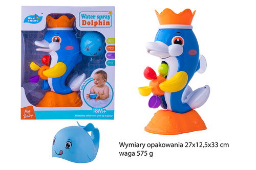 ZABAWKA DO KĄPIELI WANNY Z PRZYSSAWKĄ KONIK MORSKI