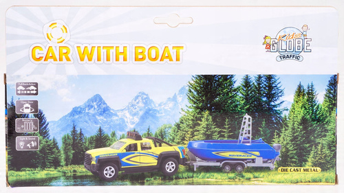 Auto Pick-Up Metal Napęd Światło/Dźwięk Z Łodzią