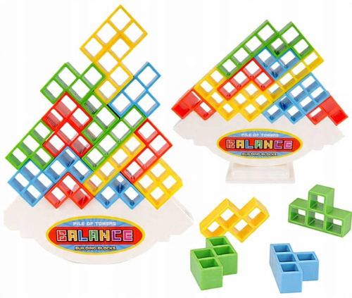 Gra Układanika Logiczna Rozwijająca Balansujące Klocki Tetris