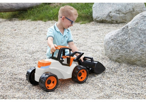 Koparka Duża Auto Zabawka Wytrzymała Na Prezent 69 Cm