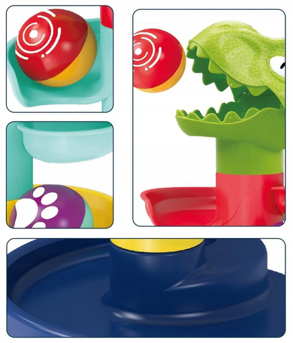 Wieża Z Piłeczkami Zjeżdżalnia Kuleczkowa Piłeczki Dla Maluchów Dinozaur