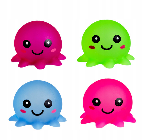 Gniotek Uśmiechnięta Ośmiorniczka Zabawka Antystresowa Dla Dzieci