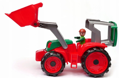 Auto Samochód Pojazd Duży Spychacz Z Podnoszonym Ramieniem 34 Cm Lena