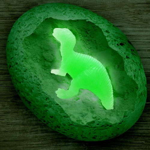 Skamielina Jajo Dinozaura Z Figurką Dinozaura Świecącą Mały Archeolog