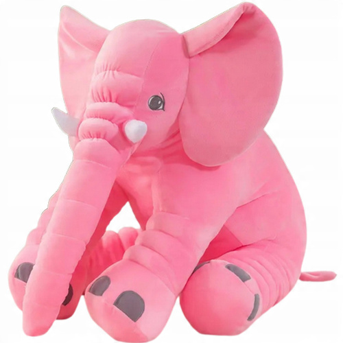 Pluszowy Słoń Maskotka Przytulanka Różowy