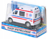 Ambulans Pogotwie Auto Karetka Metalowe 8 Cm Mini Van